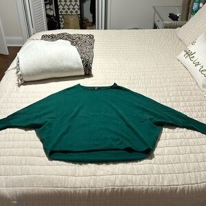 Quince cashmere green sweater